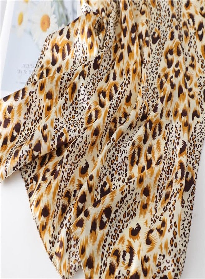 Mawjom Lightweight Scarf with Fashion Leopard Print For Women Shawl Wrap for Spring Summer Fall - Image 4
